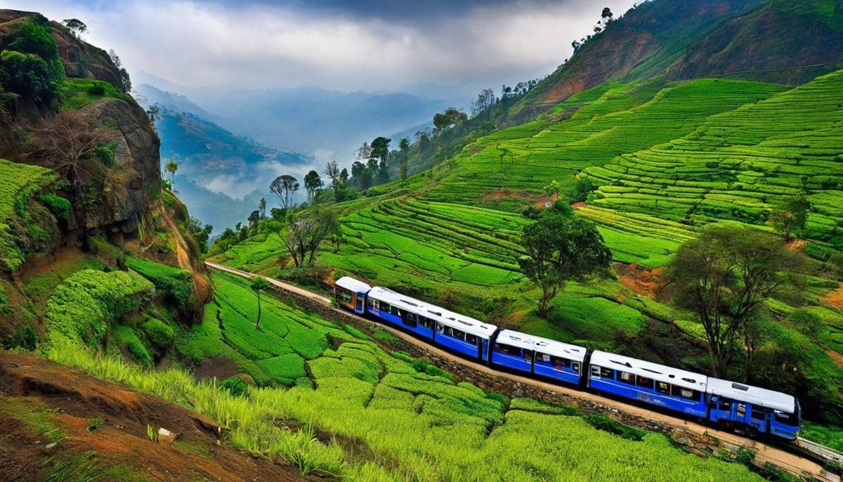 A scenic view of the journey from Palani to Kodaikanal, showcasing the beautiful landscapes and cultural richness.